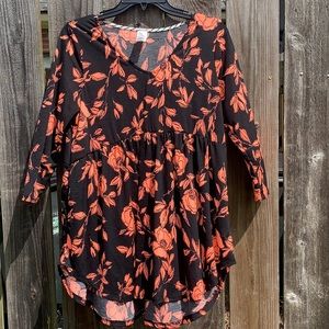 Babydoll Style Honeyme Top, Small